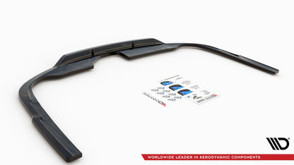 Heckansatz Audi A6 S-Line C8 schwarz Hochglanz