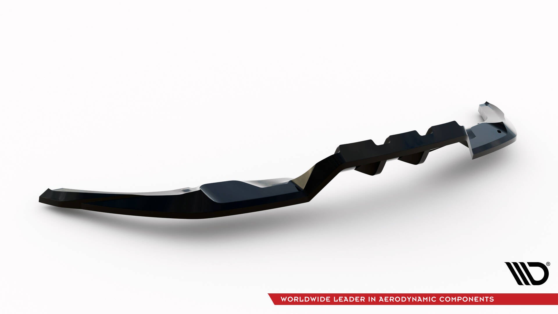 Mittlerer Cup Diffusor DTM Look Heck Ansatz für Ford Kuga ST Mk1 schwarz Hochglanz