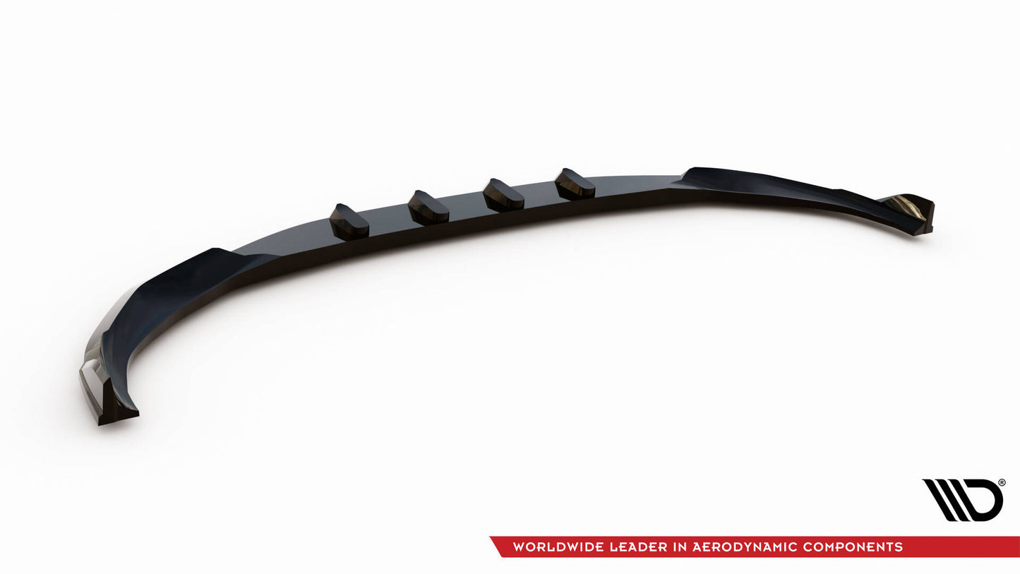 Front Ansatz V.5 für BMW 7 M-Paket G11 / G12 Facelift schwarz Hochglanz