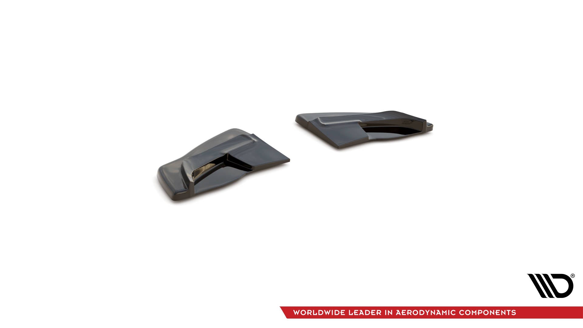 Heck Ansatz Flaps Diffusor für RENAULT CLIO III RS Carbon Look