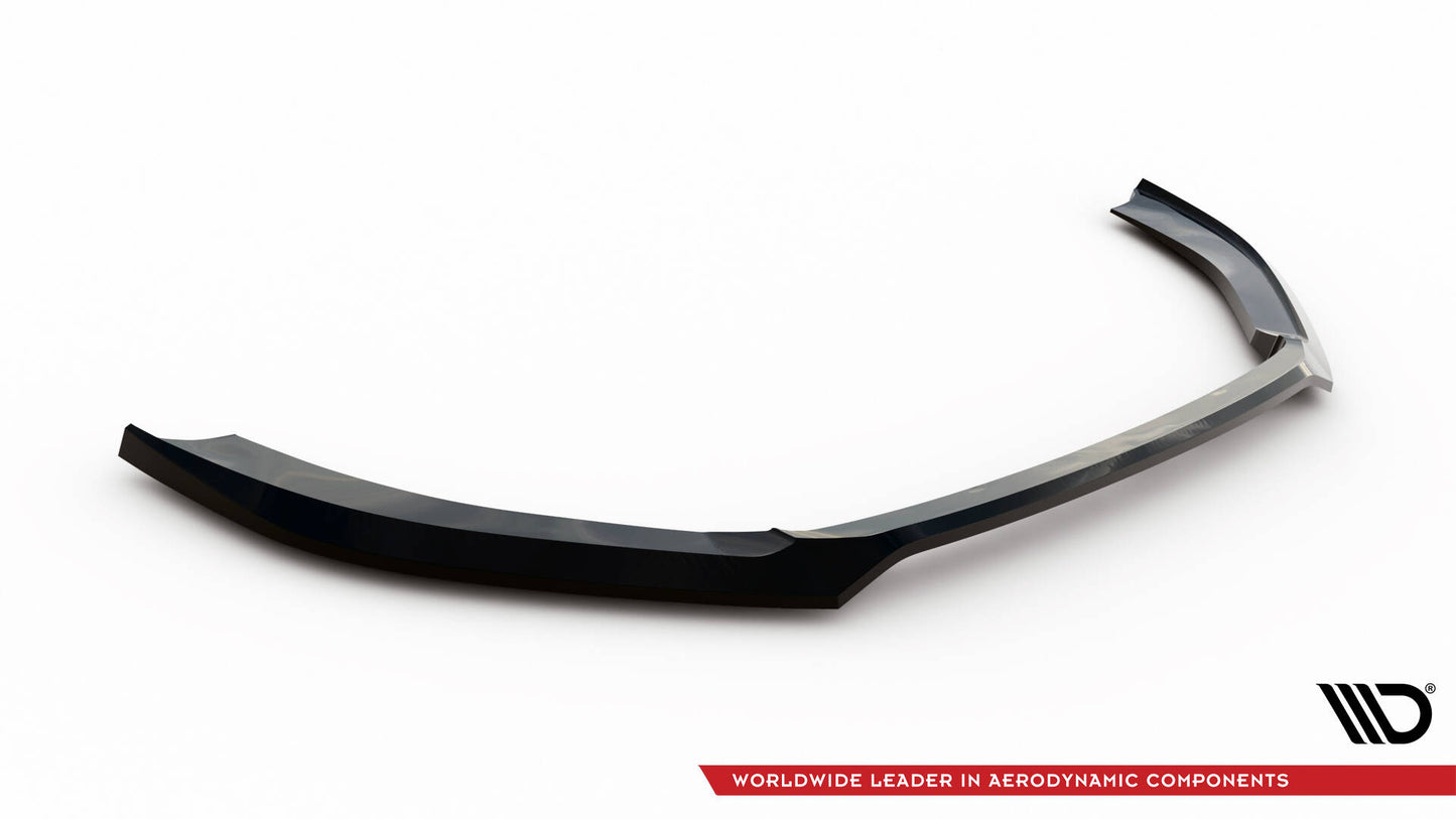 Front Ansatz V.5 für Audi RS3 Limousine 8V Facelift schwarz Hochglanz