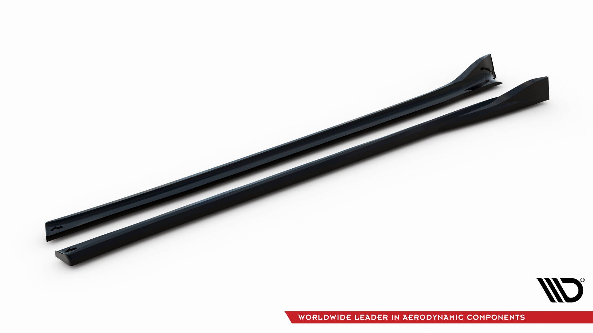 Seitenschweller Ansatz für Tesla Model X Mk1 Facelift schwarz Hochglanz