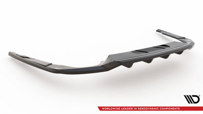 Mittlerer Cup Diffusor DTM Look Heck Ansatz für Skoda Octavia Sportline Mk4 schwarz Hochglanz
