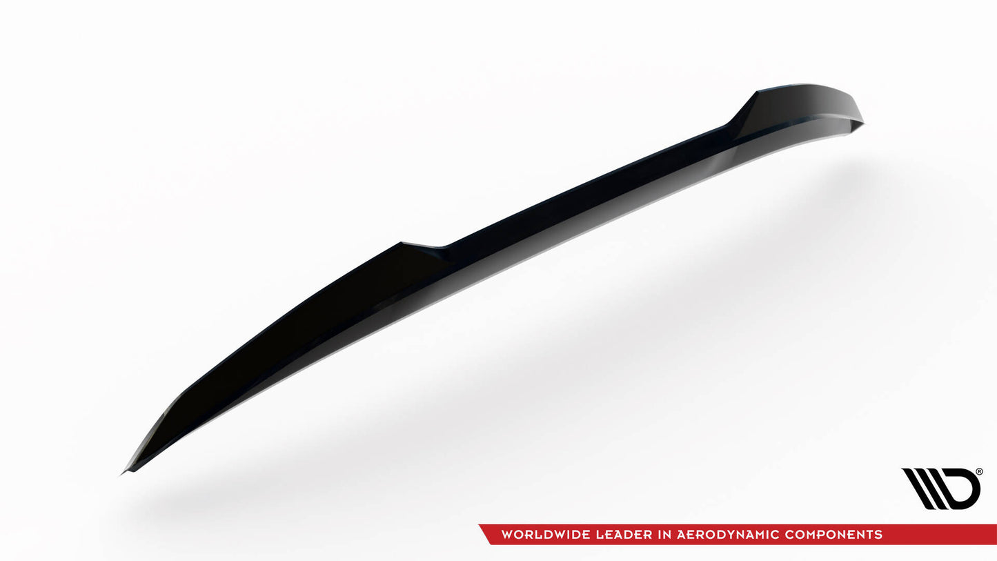 Niedriger Spoiler CAP 3D für Peugeot 408 Mk1 schwarz Hochglanz