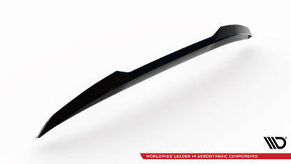 Niedriger Spoiler CAP 3D für Peugeot 408 Mk1 schwarz Hochglanz