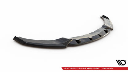 Front Ansatz V.3 für BMW 4er Coupe / Gran Coupe / Cabrio M-Paket F32 / F36 / F33 schwarz Hochglanz