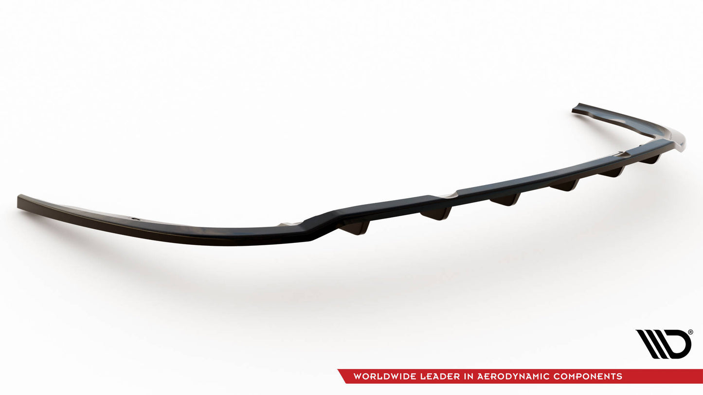Mittlerer Cup Diffusor DTM Look Heck Ansatz für Renault Megane GT Line Grandtour Mk3 Facelift schwarz Hochglanz