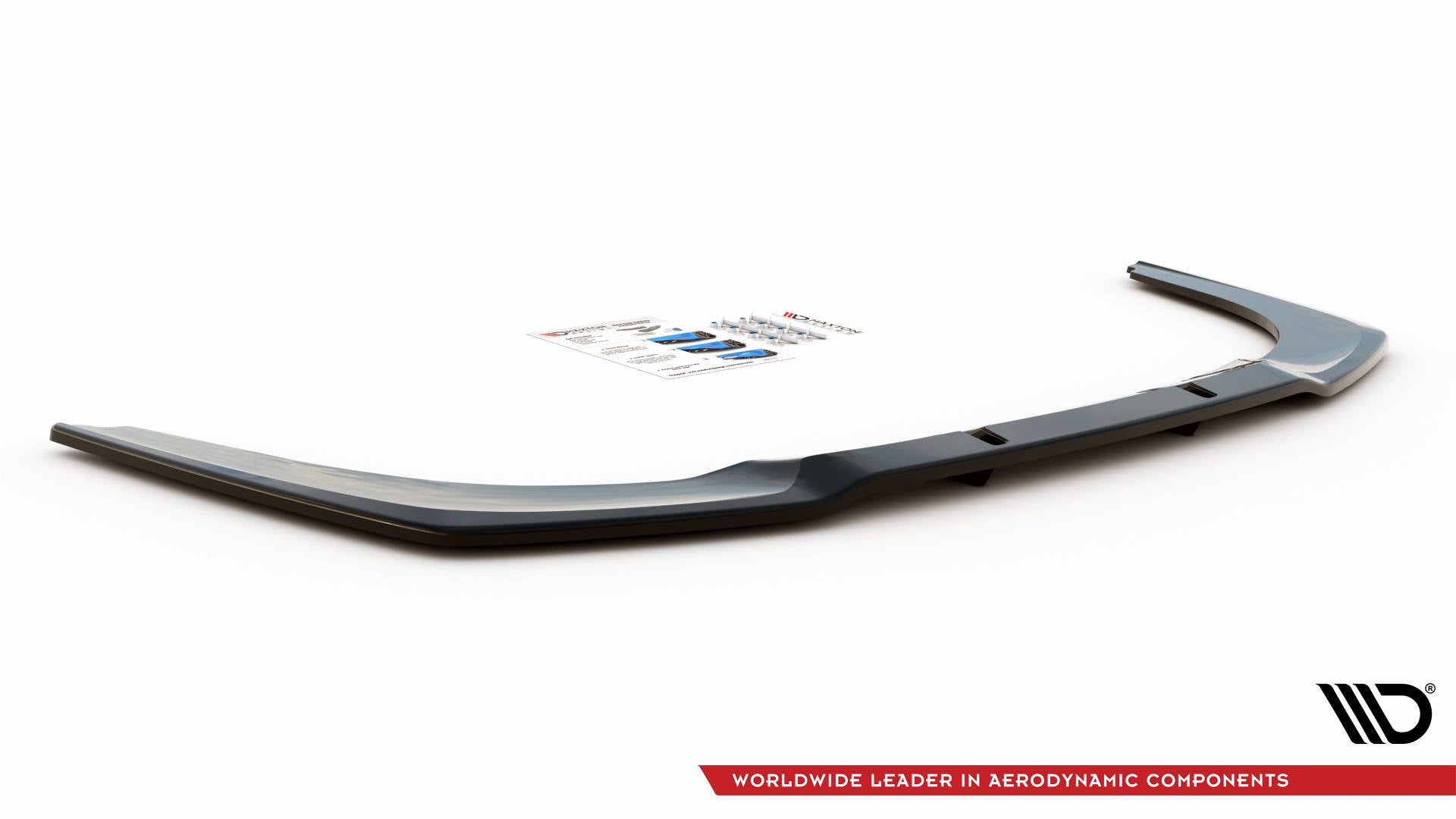 Mittlerer Cup Diffusor DTM Look Heck Ansatz für BMW 8 Gran Coupe M-Paket G16 schwarz Hochglanz