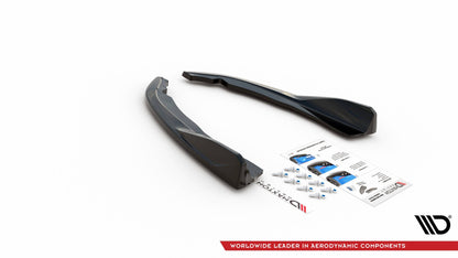 Heck Ansatz Flaps Diffusor V.2 für BMW 4er M-Paket G22 / G23 / G22 Facelift / G23 Facelift schwarz Hochglanz