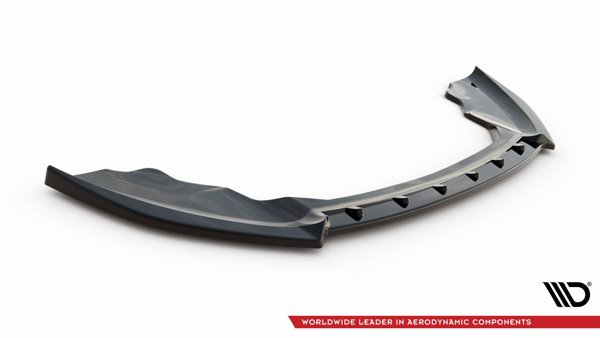 Front Ansatz V.4 für Ford Fiesta ST Mk7 Facelift schwarz Hochglanz