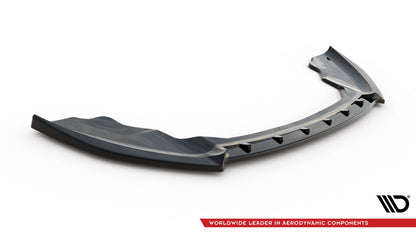 Front Ansatz V.4 für Ford Fiesta ST Mk7 Facelift schwarz Hochglanz