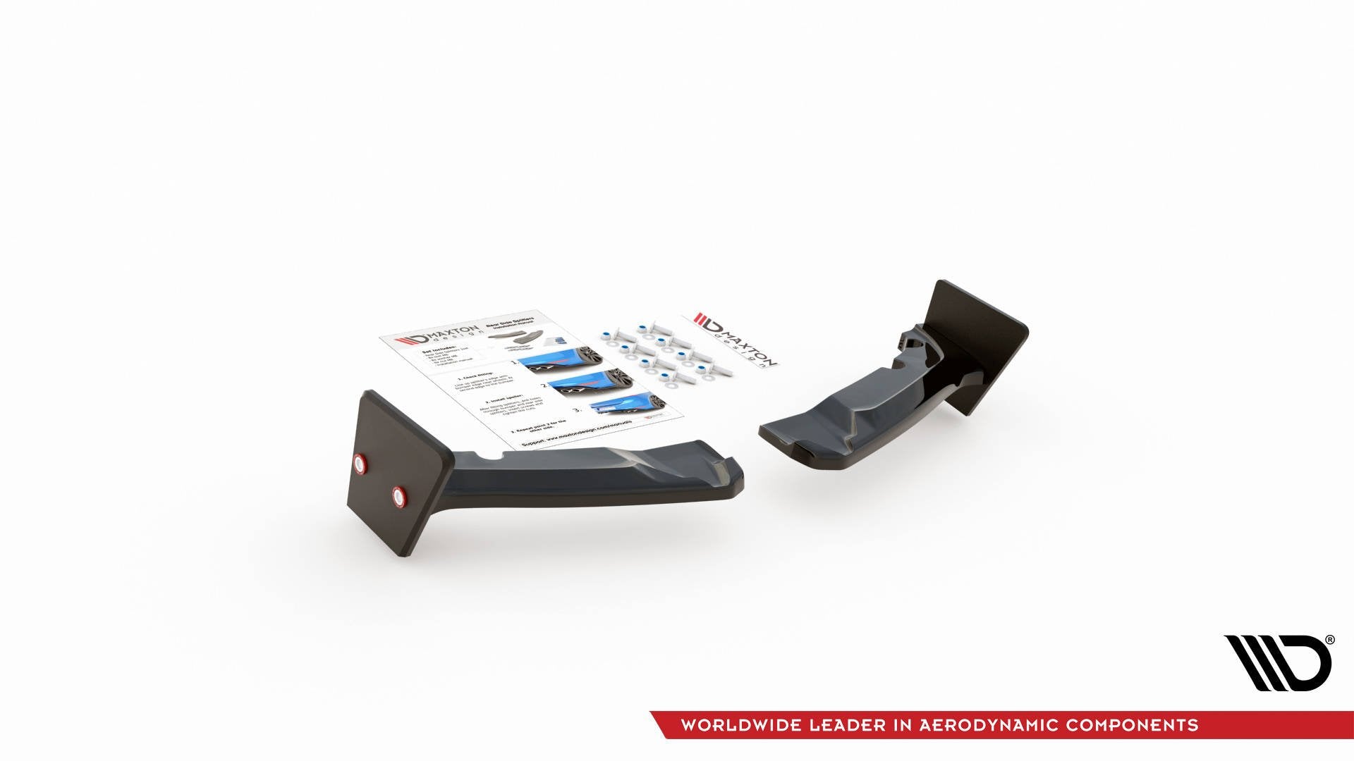 Heck Ansatz Flaps Diffusor + Flaps für V.4 Toyota GR Yaris Mk4