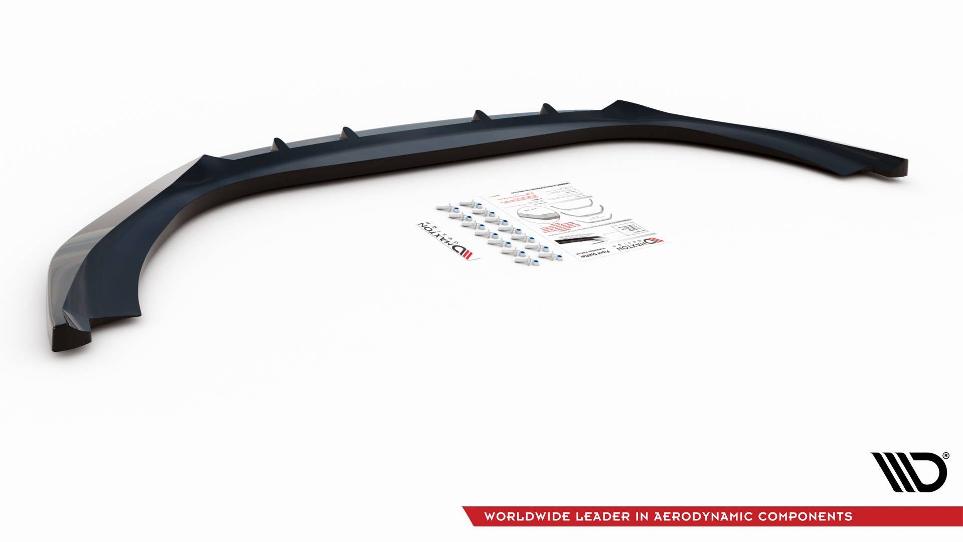 Front Ansatz V.2 für Maserati Ghibli Mk3 schwarz Hochglanz