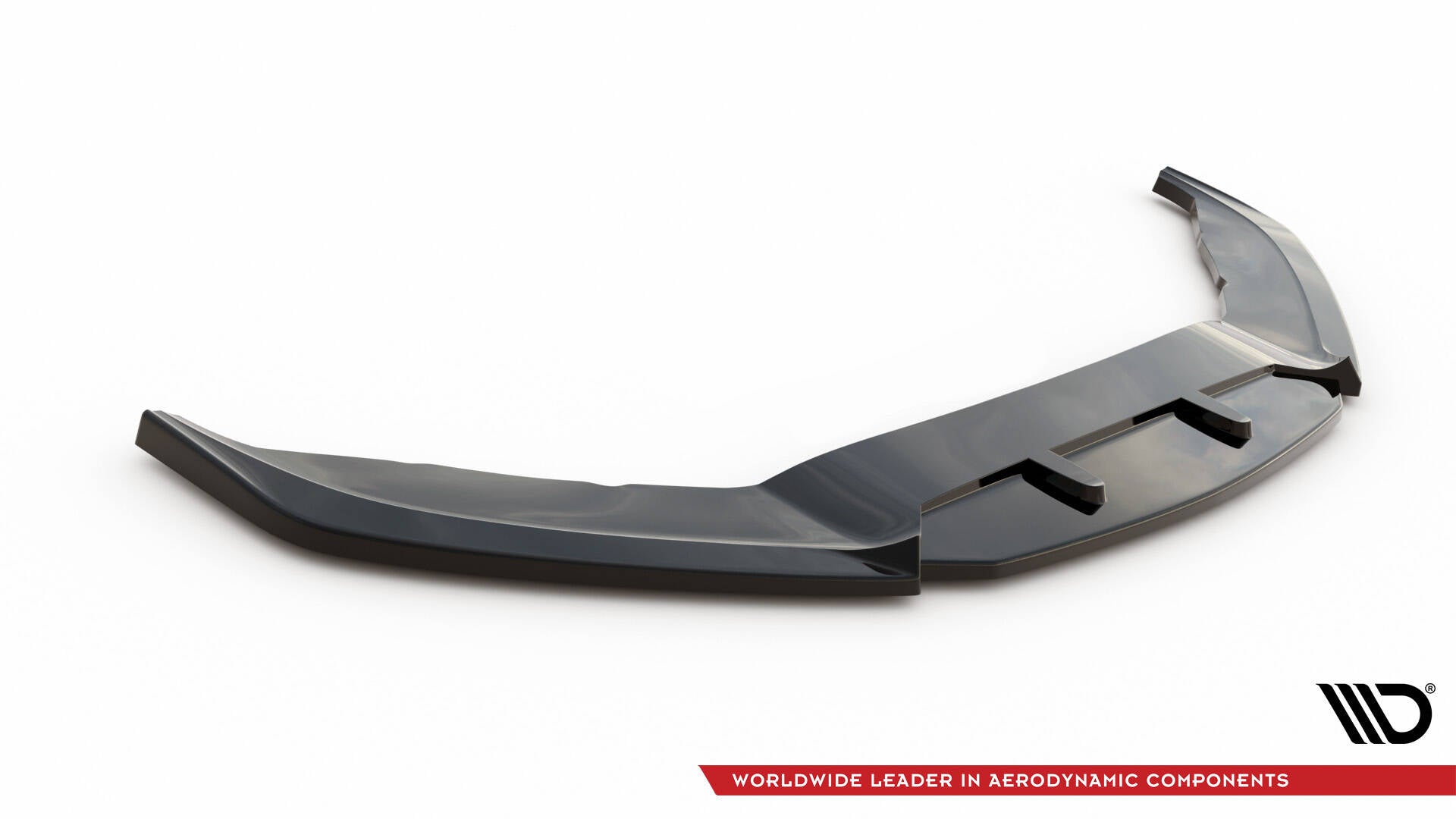 Front Ansatz V.3 für VW Scirocco R Mk3 schwarz Hochglanz