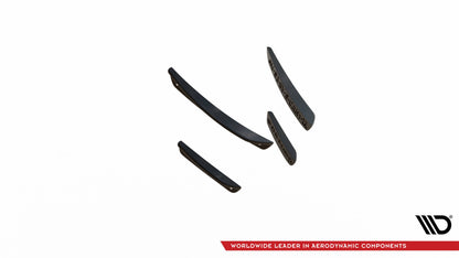 Stoßstangen Flaps Wings vorne Canards für Audi S3 / A3 S-Line 8V Limousine / Cabrio