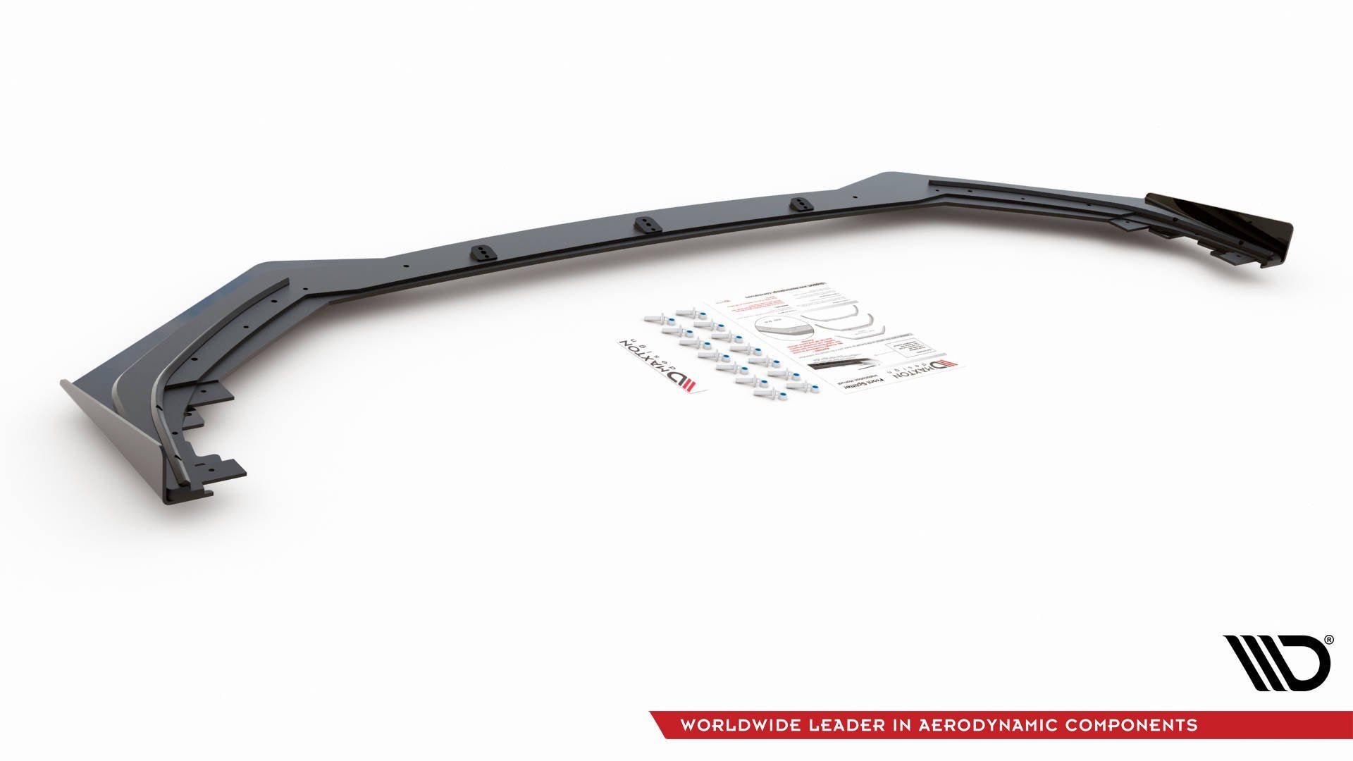 Street Pro Front Ansatz für +Flaps für Toyota GR Yaris Mk4 schwarz Hochglanz