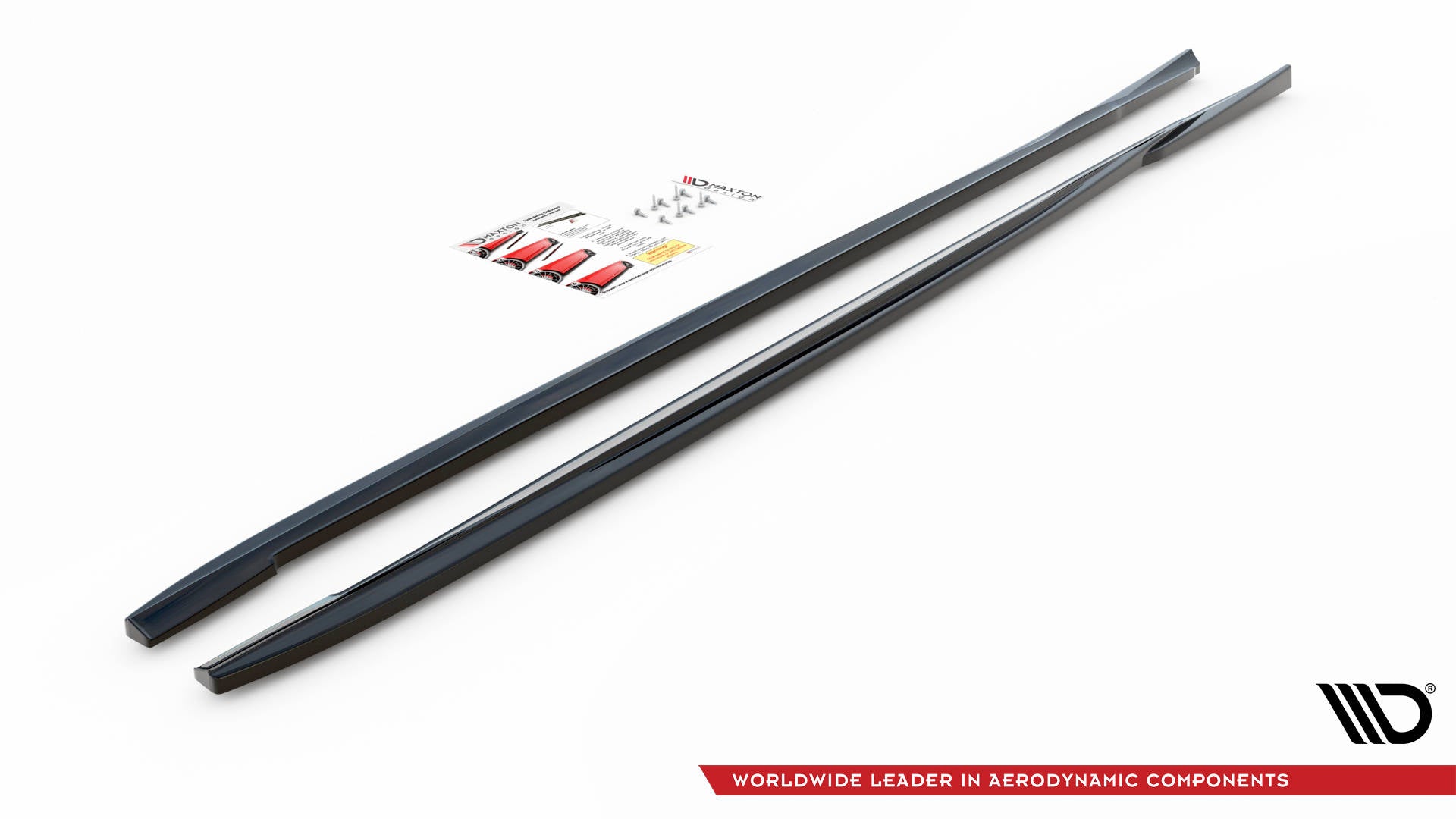 Seitenschweller Ansatz für Volvo V70 Mk3 Carbon Look