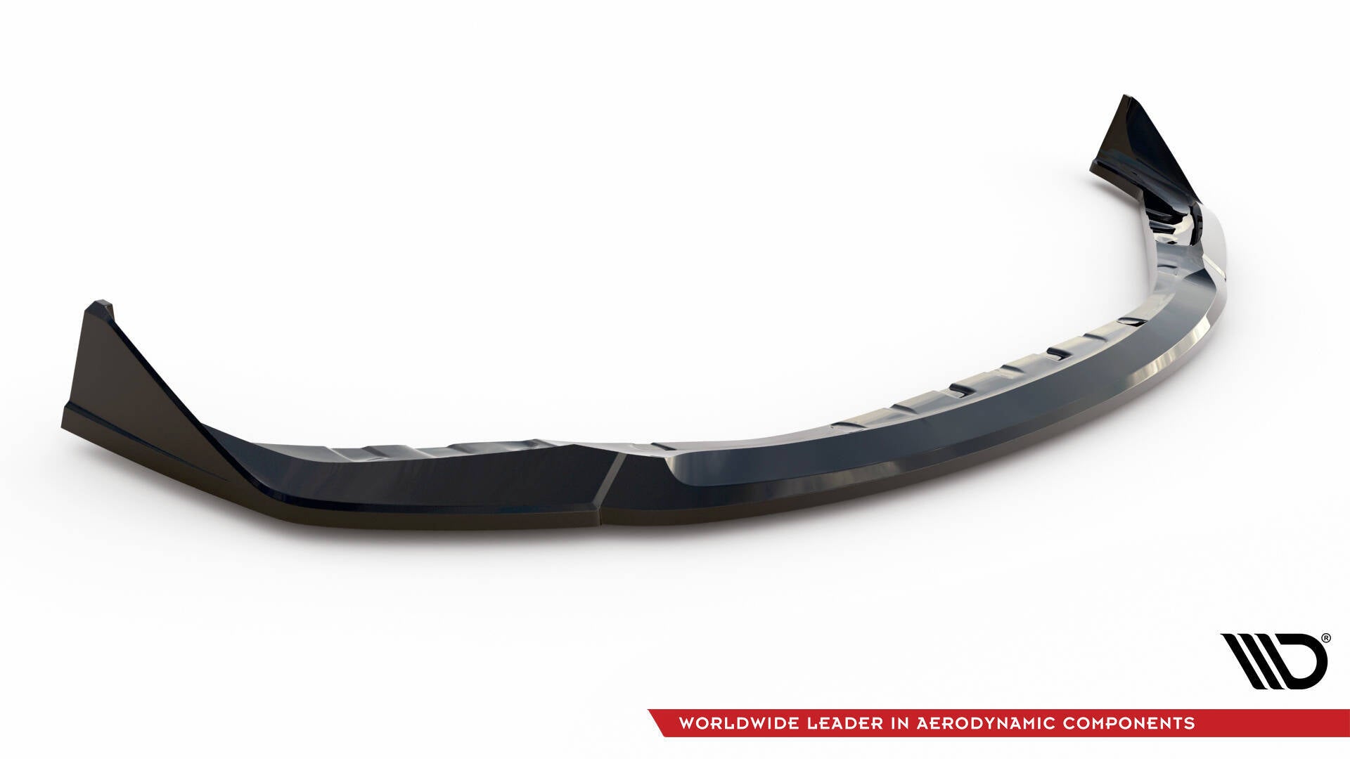 Front Ansatz V.4 für CSL Look BMW M3 Limousine / Touring G80 / G81 schwarz Hochglanz