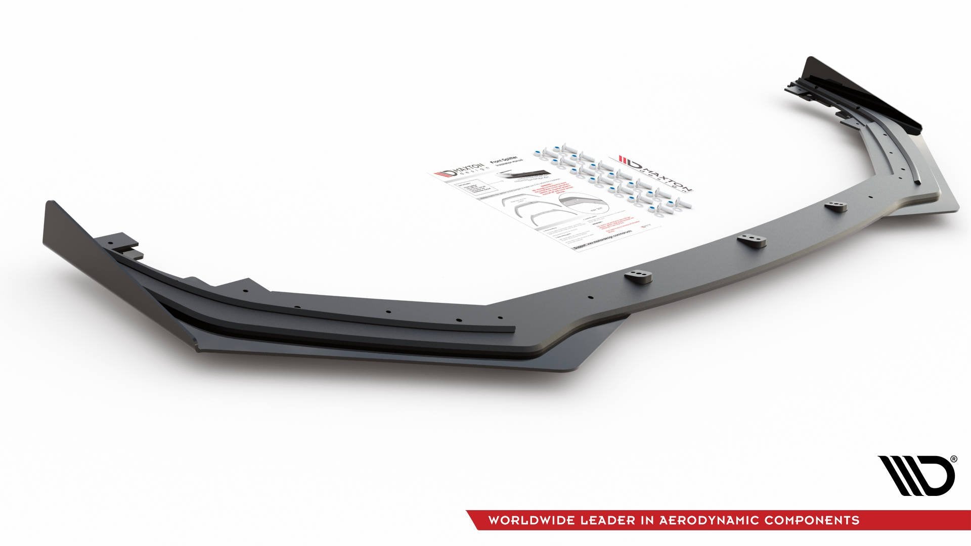 Street Pro Front Ansatz für +Flaps für Toyota GR Yaris Mk4 schwarz Hochglanz