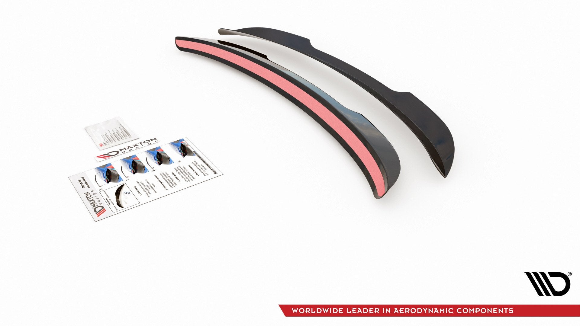 Spoiler CAP für Ford Mondeo Kombi Mk5 Facelift schwarz Hochglanz