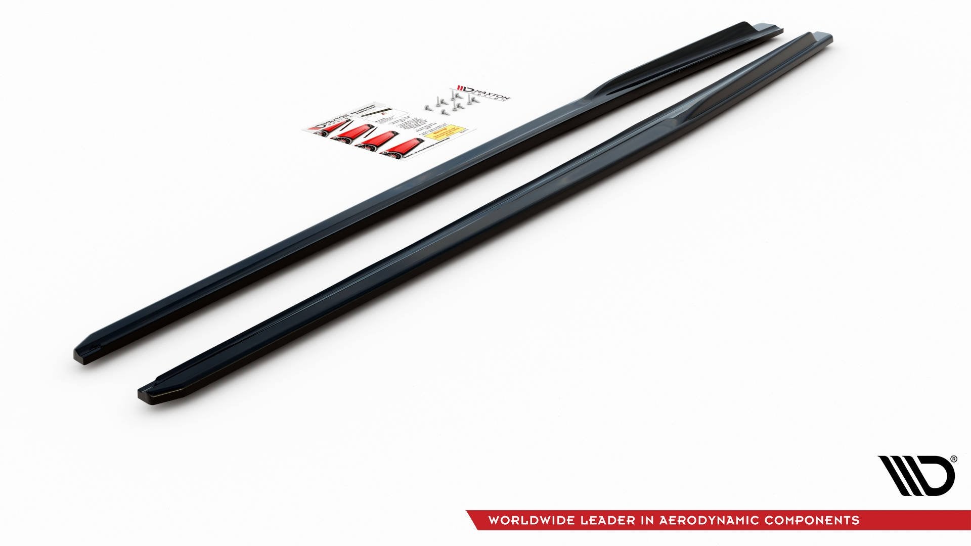 Seitenschweller Ansatz für V.2 für Audi RS3 8V Sportback Facelift Carbon Look