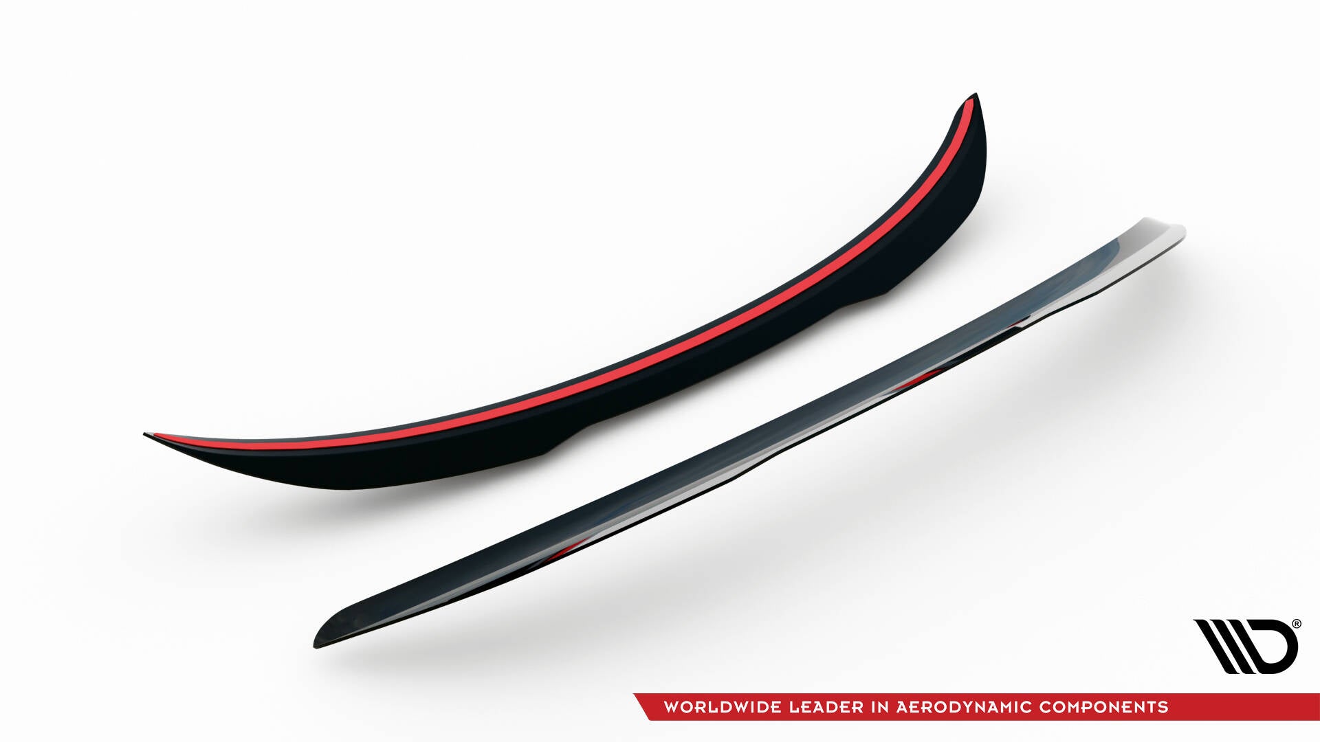 Spoiler CAP für RENAULT MEGANE MK3 RS Trophy / RS Cup schwarz Hochglanz
