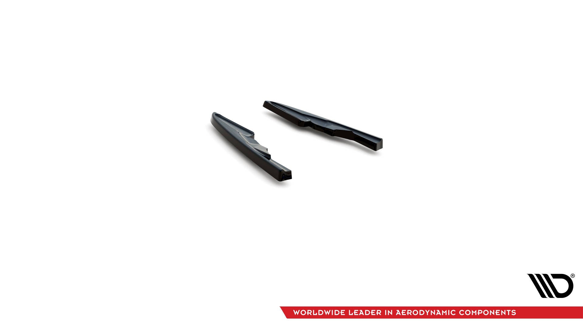 Heck Ansatz Flaps Diffusor für Audi RSQ8 Mk1 schwarz Hochglanz