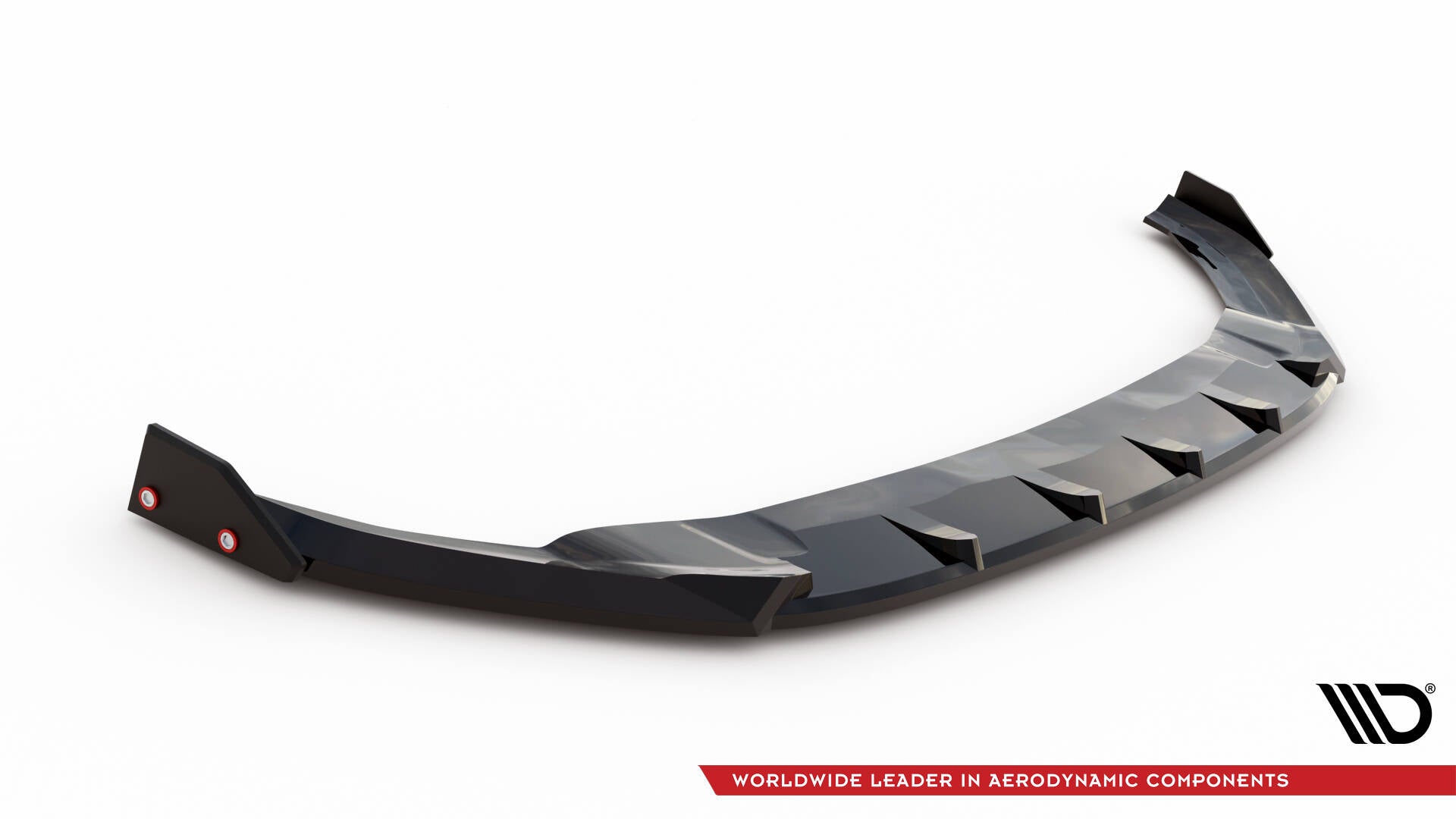 Front Ansatz V.5 + Flaps für VW Golf R / R-Line Mk7