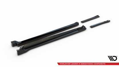 Seitenschweller Ansatz für Shelby F150 Super Snake schwarz Hochglanz