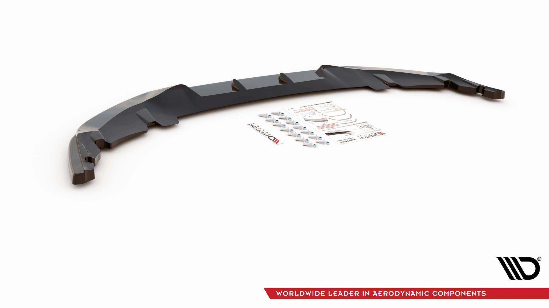 Front Ansatz V.1 für Mini Countryman Mk2 F60 JCW schwarz Hochglanz