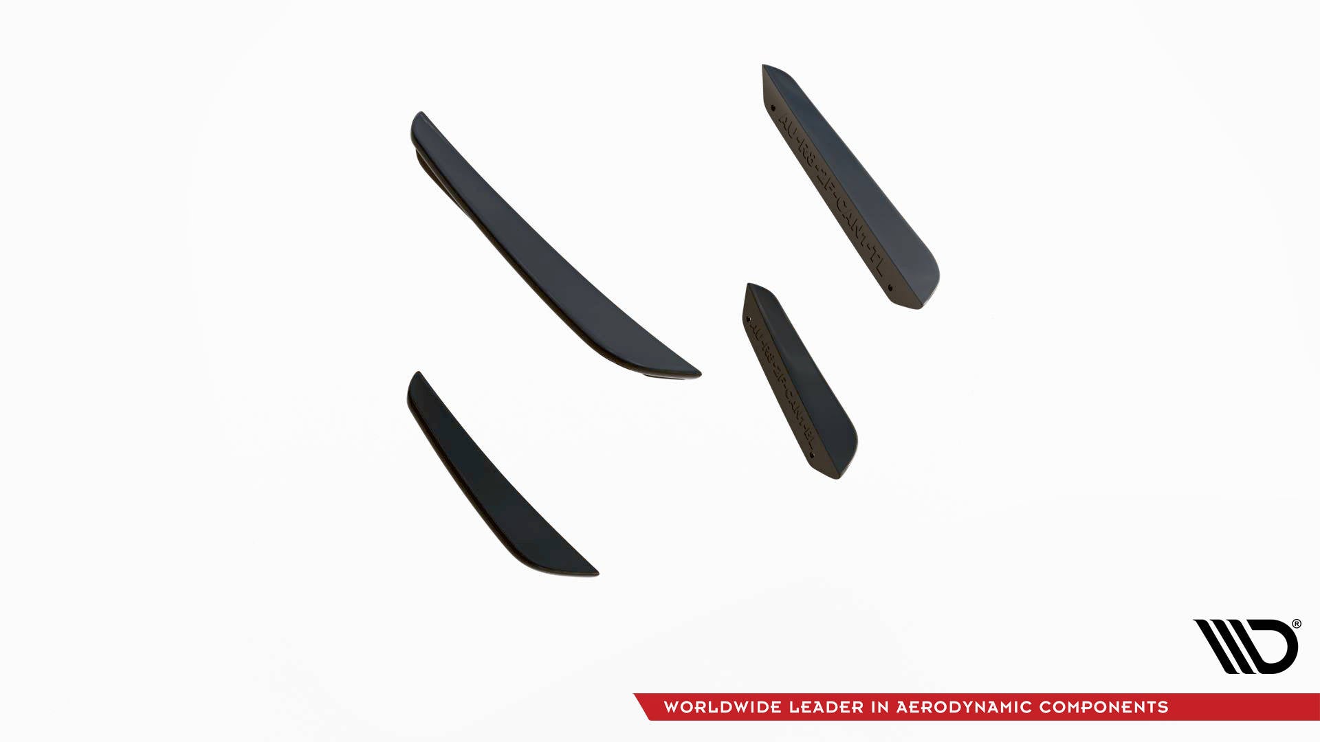 Stoßstangen Flaps Wings vorne Canards für Audi R8 Mk2 Facelift