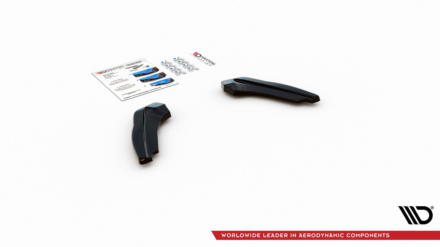 Heck Ansatz Flaps Diffusor V.1 für Ford Focus ST Mk4 Carbon Look