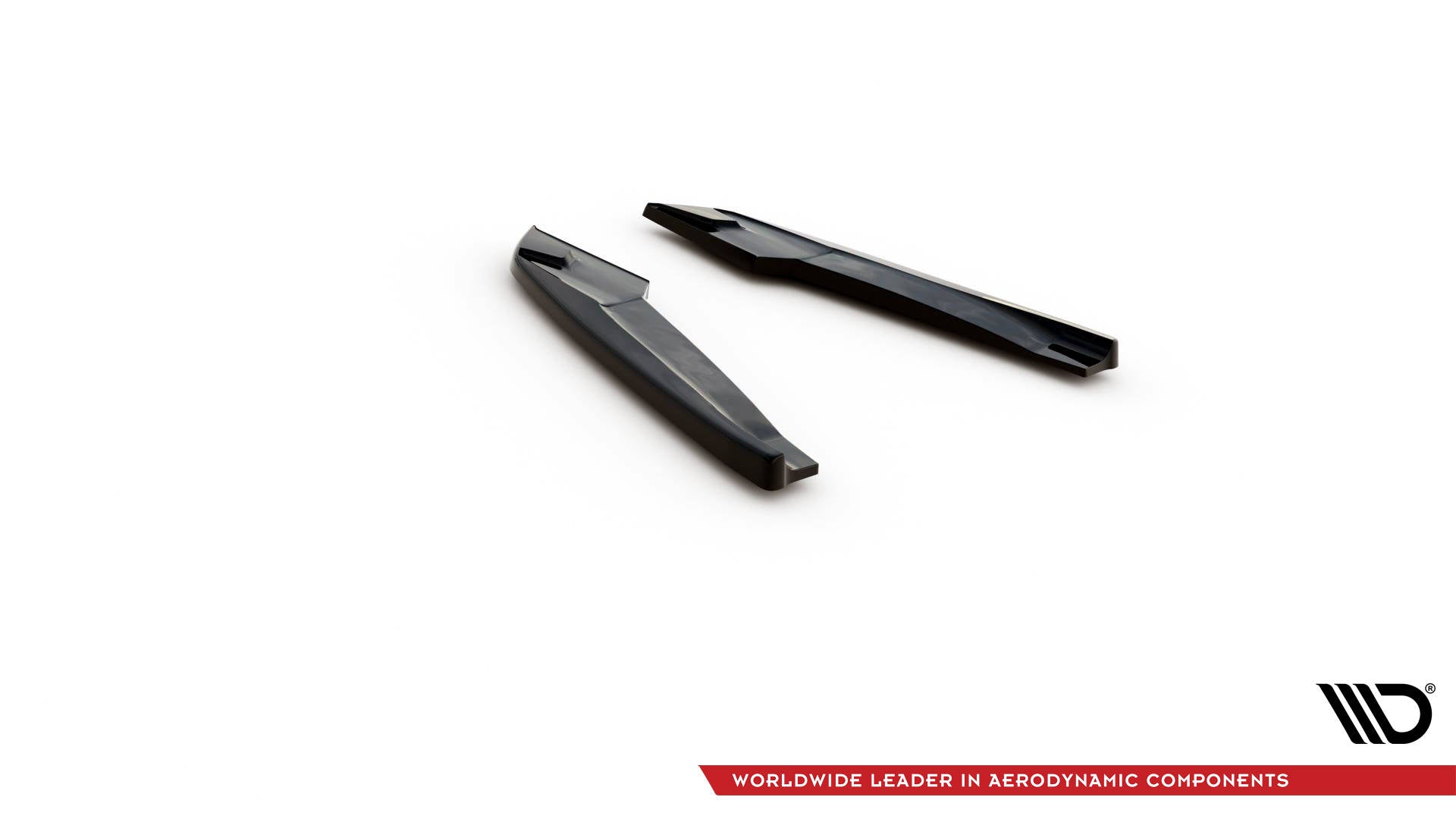 Heck Ansatz Flaps Diffusor für Audi S5 Coupe / Sportback F5 schwarz Hochglanz