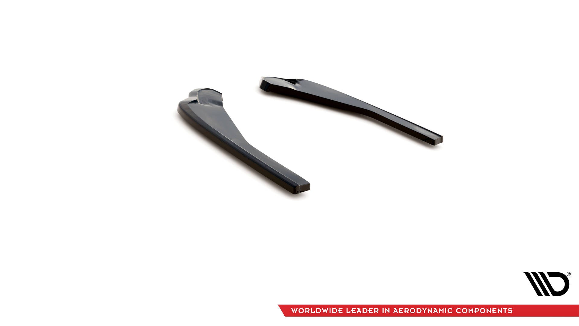 Heck Ansatz Flaps Diffusor für BMW X4 M-Paket G02 Facelift schwarz Hochglanz