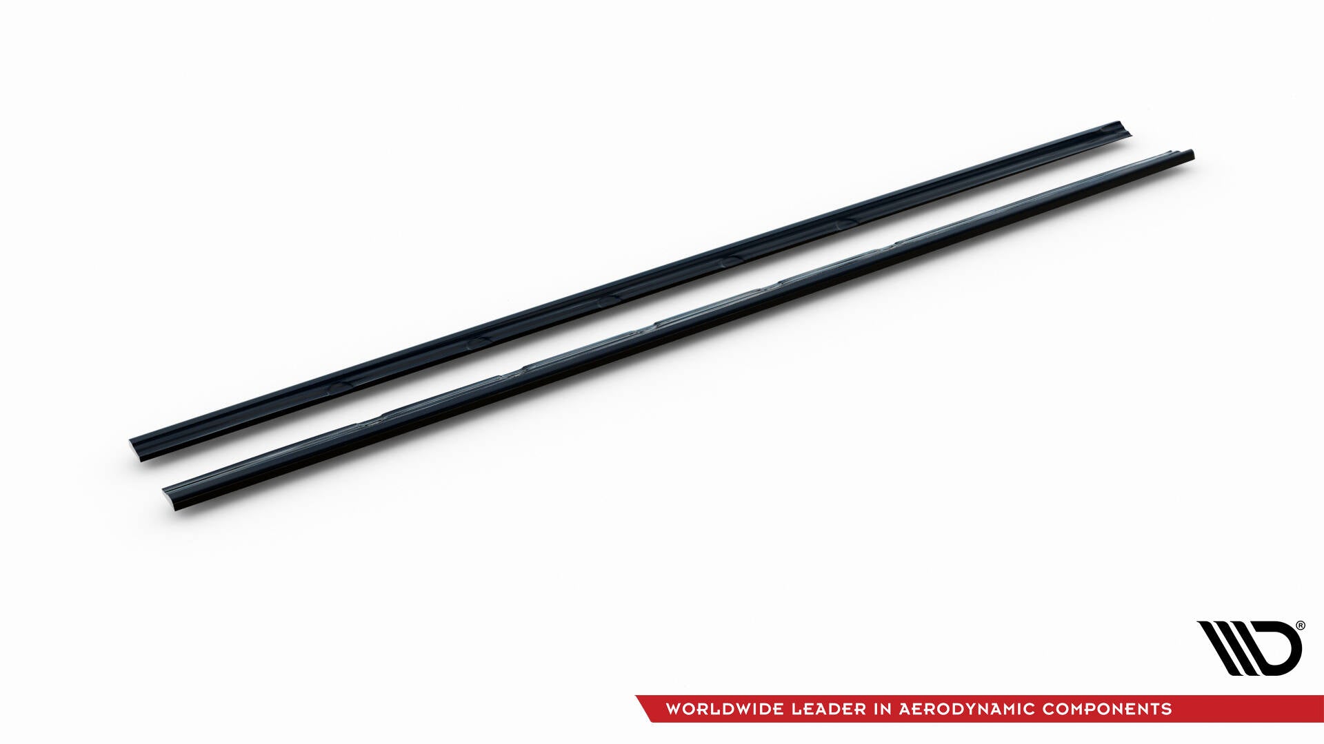 Seitenschweller Ansatz für VW T6 Long Facelift schwarz Hochglanz