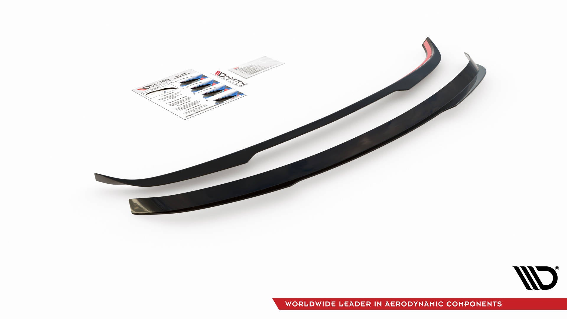 Spoiler CAP für Toyota Avensis Mk3 Facelift Wagon schwarz matt