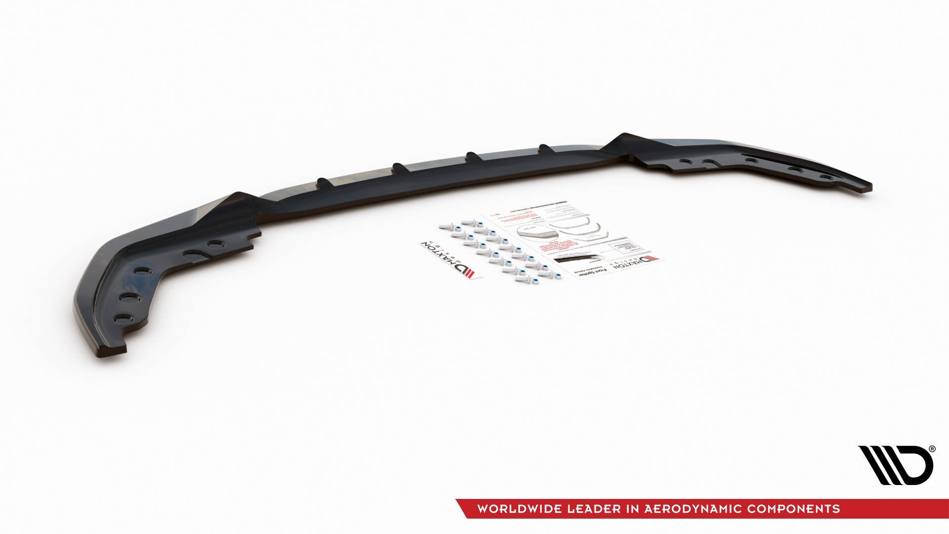 Front Ansatz V.4 für BMW 3er G20 / G21 M-Paket schwarz Hochglanz