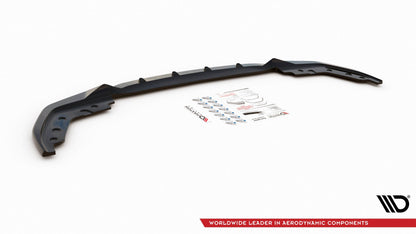 Front Ansatz V.4 für BMW 3er G20 / G21 M-Paket schwarz Hochglanz