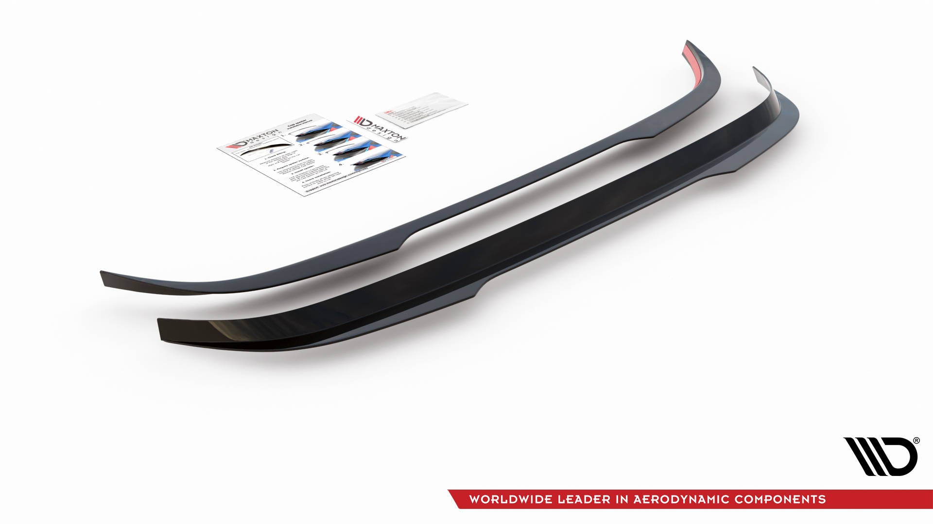 Spoiler CAP für Skoda Kodiaq Mk1 Facelift schwarz matt