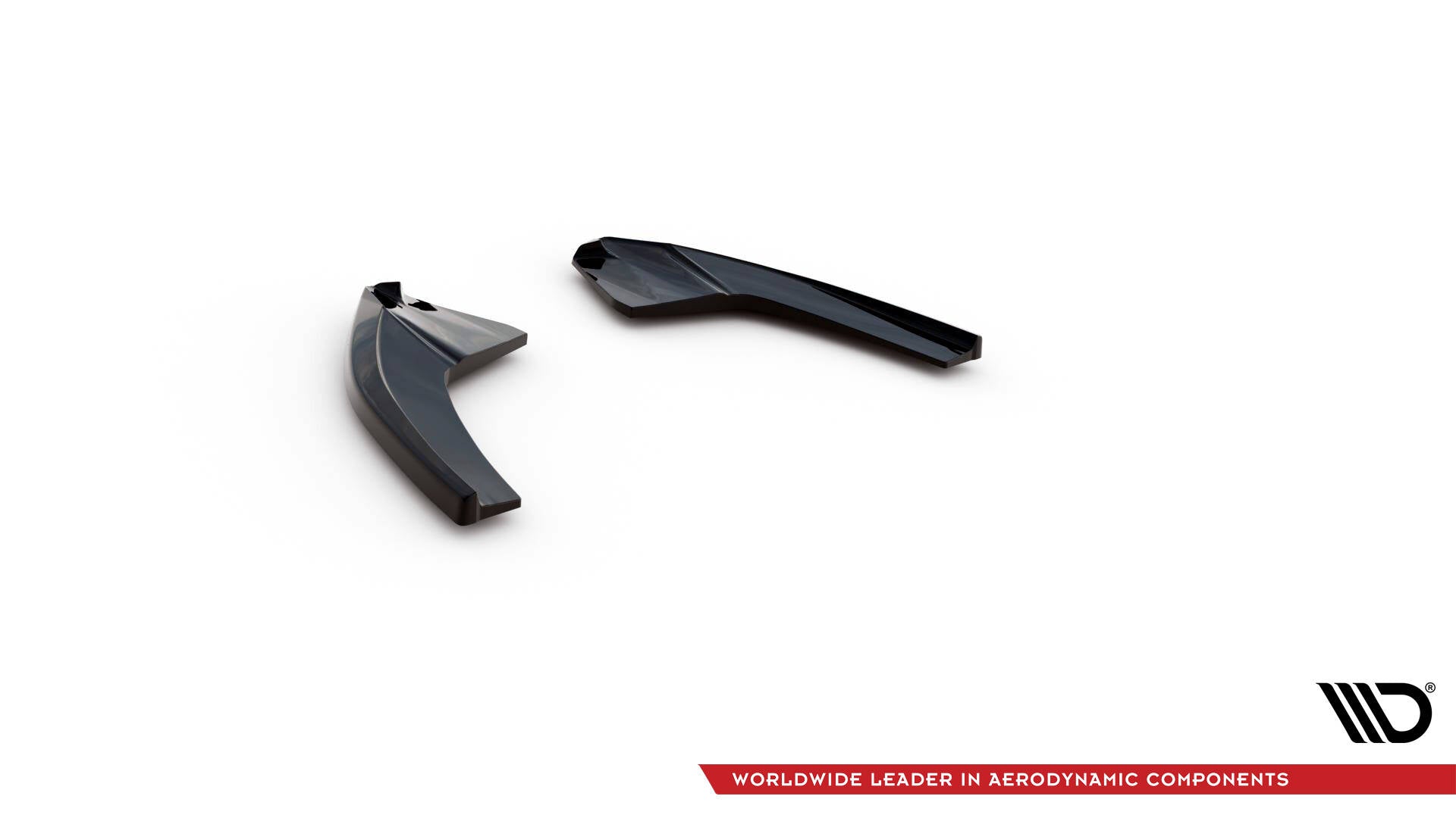 Heck Ansatz Flaps Diffusor V.2 für Audi RS3 Sportback 8Y schwarz Hochglanz