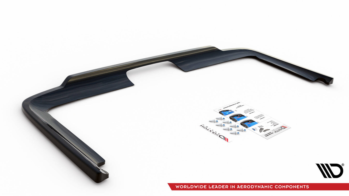 Mittlerer Cup Diffusor DTM Look Heck Ansatz für Mercedes-Benz Vito / V W447 Facelift schwarz Hochglanz