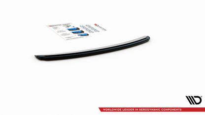 Heckansatz Audi S4 / A4 S-Line B8 Limousine schwarz Hochglanz