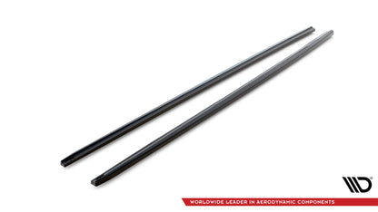 Seitenschweller Ansatz für Peugeot 208 GTi Mk1 schwarz Hochglanz