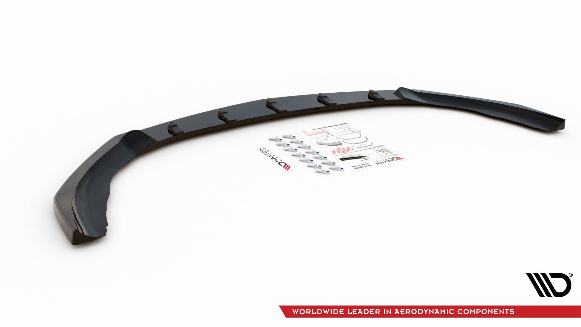 Front Ansatz V.4 für Mercedes A35 AMG / AMG-Line W177  schwarz Hochglanz