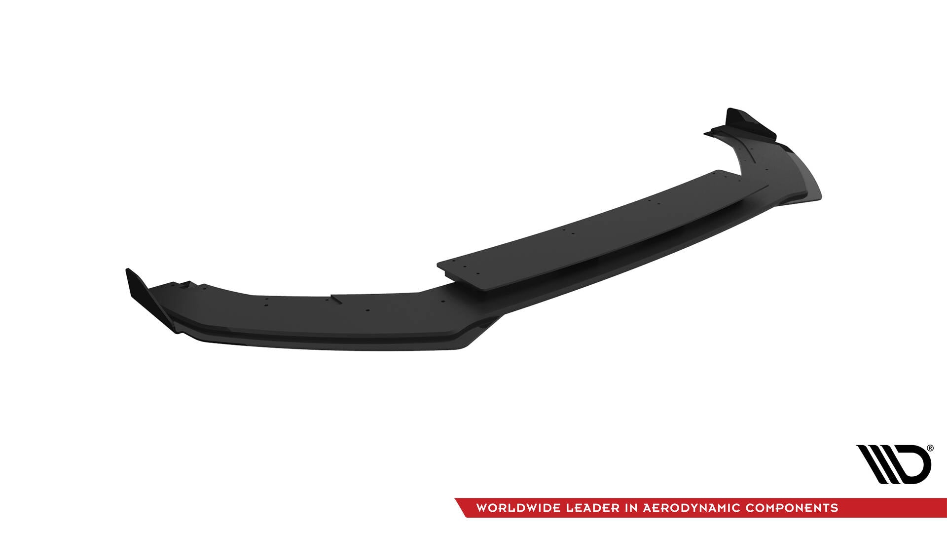Street Pro Front Ansatz für +Flaps für V.1 + Flaps Volkswagen Golf R Mk7 schwarz Hochglanz