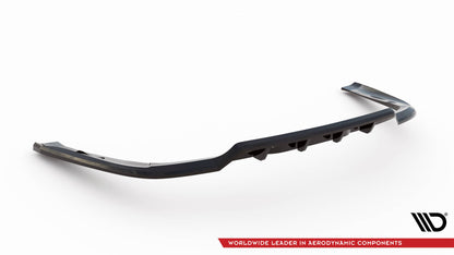 Mittlerer Cup Diffusor DTM Look Heck Ansatz für Chrysler Pacifica Mk2 Facelift schwarz Hochglanz
