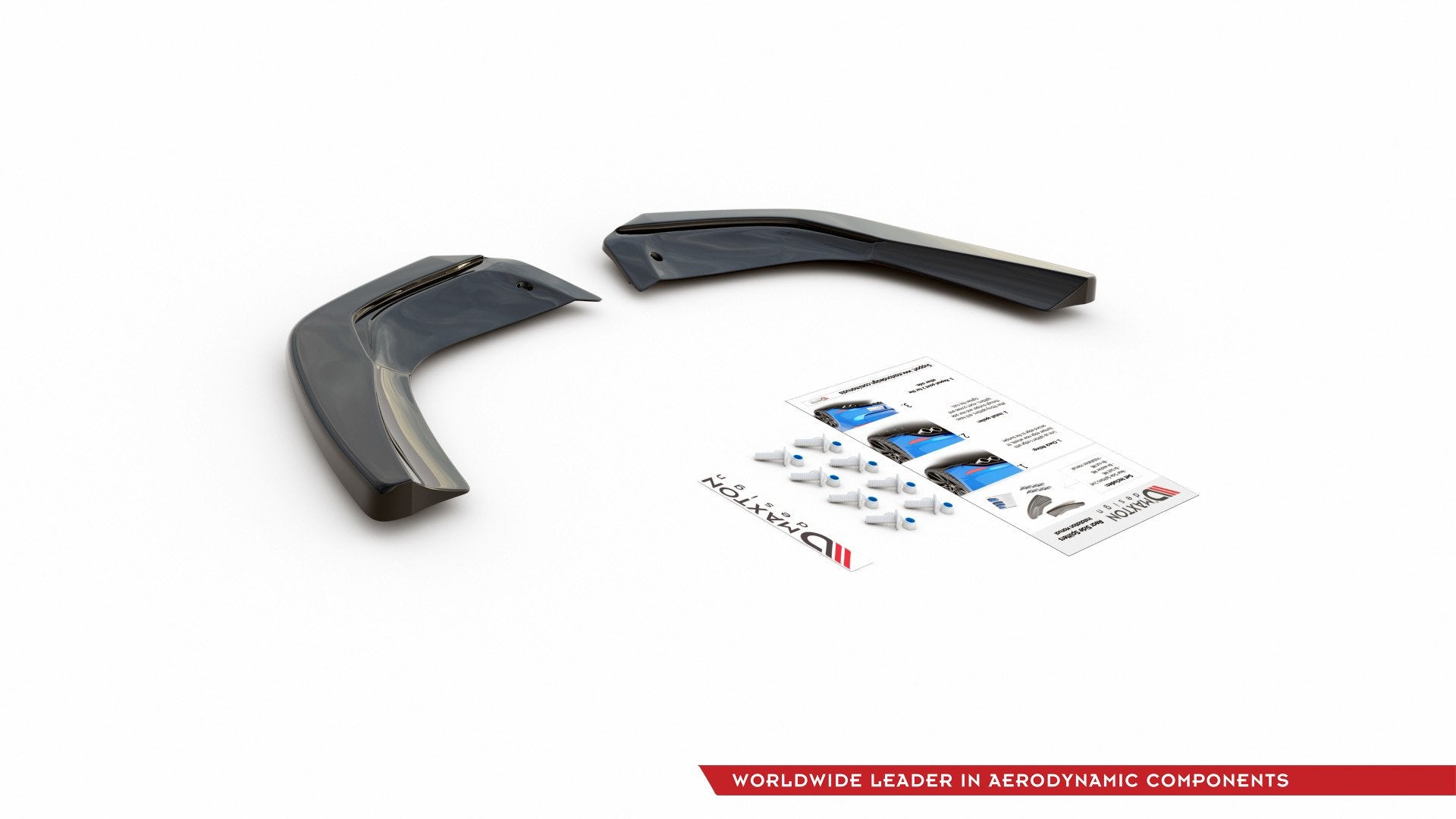 Heck Ansatz Flaps Diffusor für Mercedes A35 AMG Aero Hatchback W177  schwarz Hochglanz