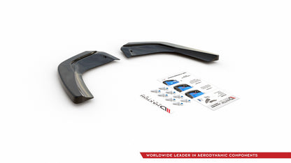 Heck Ansatz Flaps Diffusor für Mercedes A35 AMG Aero Hatchback W177  schwarz Hochglanz