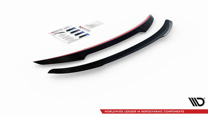 Spoiler CAP für Maserati Ghibli Modena Mk3 Facelift schwarz Hochglanz