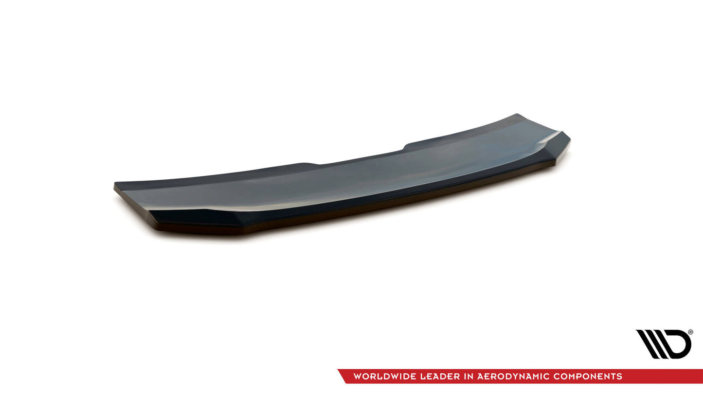Mittlerer Diffusor Heck Ansatz für Audi RS5 F5 Facelift schwarz matt